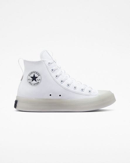 Tenisi Inalti Barbati Converse Chuck Taylor All Star CX Explore Albi Negrii | RO VWUPN923